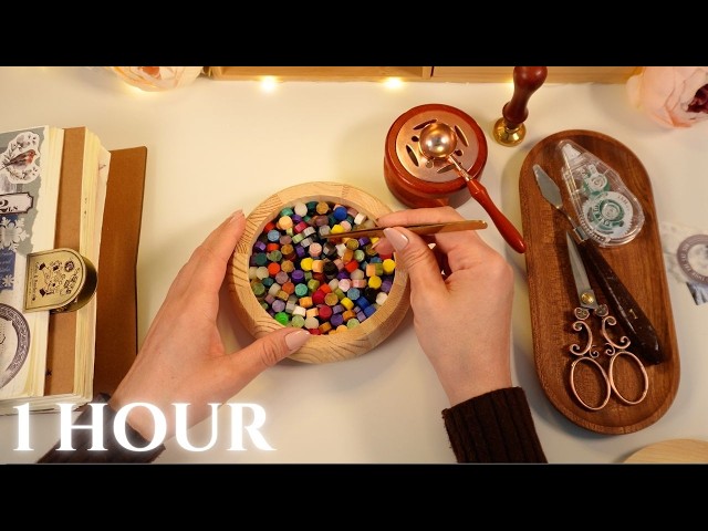 ASMR 1 HOUR | Stress Relieving Cozy Hobby | Crinkle & Paper Sounds | No Mid-Roll Ads