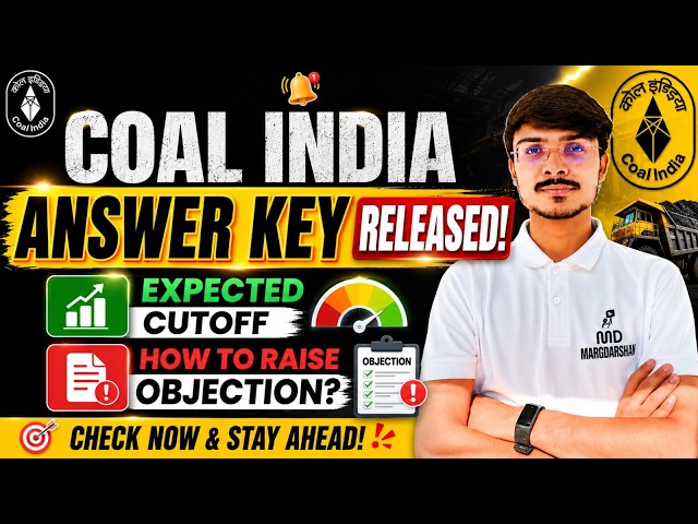 Coal India Exam Expected Cutoff | Coal India Answer Key Released | Coal India MT Cutoff