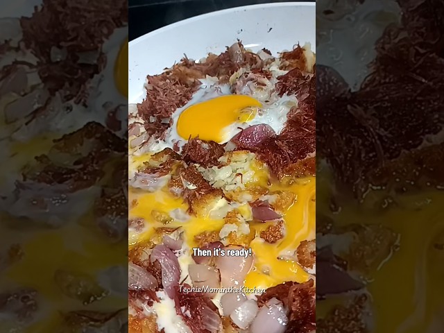 How to make the ULTIMATE Corned Beef Hash with Eggs in under 15 minutes!