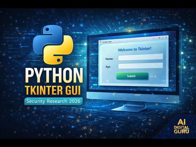 Python Tkinter GUI Tutorial | First Software बनाना सीखें | Hindi