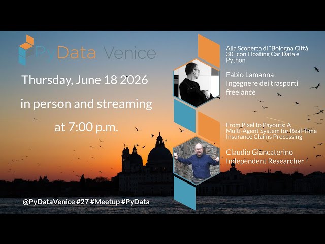 PyDataVE #27 - #UrbanMobility & #AgenticAI