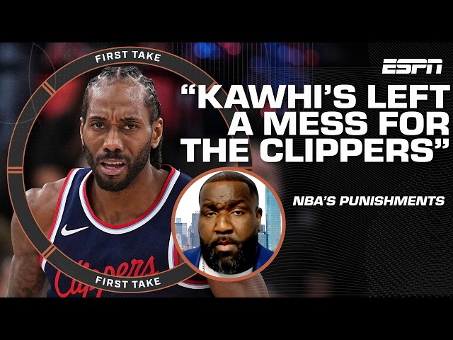 Kawhi set the Clippers back 15-20 years! - Perk on the NBA issuing punishments | First Take