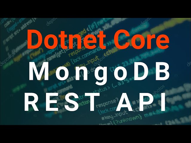 DotNetCore MongoDB REST API Tutorial | DotNetCore | MongoDB | REST | API | Tutorial | Visual Code