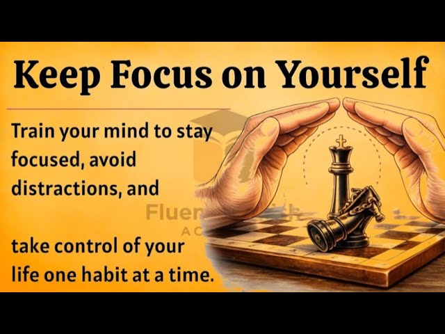 How to Keep Focus on Yourself | Graded Reader | Improve Your English Fluency ✅️
