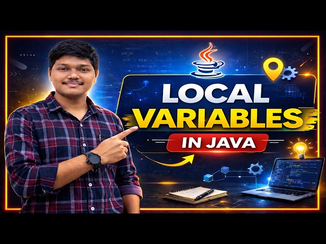 Local Variables in Java Explained Clearly 🔥 (With Real-World Examples)