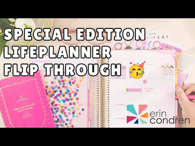 THE ERIN CONDREN SPECIAL EDITION LIFEPLANNER IS HEREEEEEEE 🎉