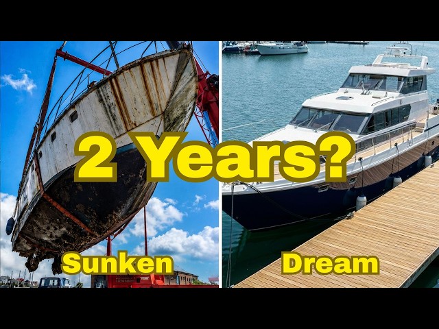 Two Years of Sunken Boat Renovation in 38 Minutes! (The Full Story)