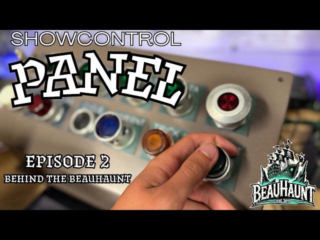 I Built my OWN Animatronic Control Panel - Behind the BeauHaunt | Episode 2
