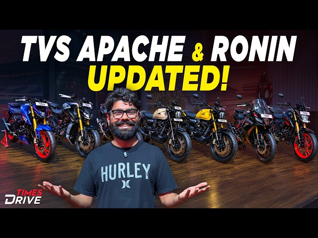 TVS Updates Apache and Ronin Ahead of Festive Period | Walkaround | Times Drive
