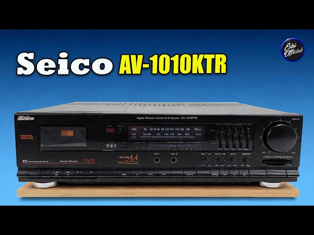 90s Audio Champion - Seico AV-1010KTR Tape Deck Radio