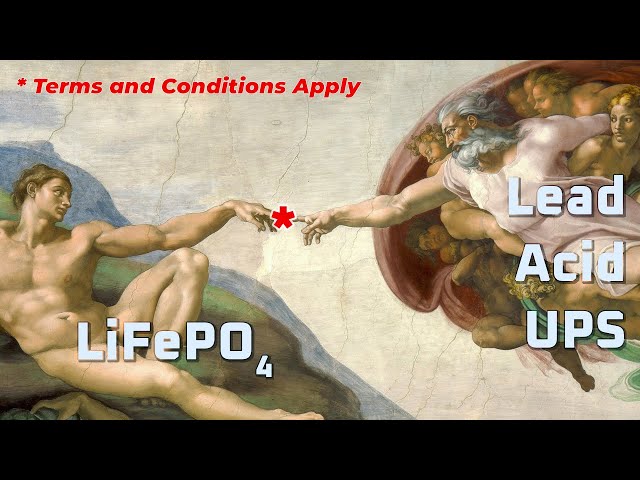 I tried upgrading my UPS with LFP battery... and FAILED!