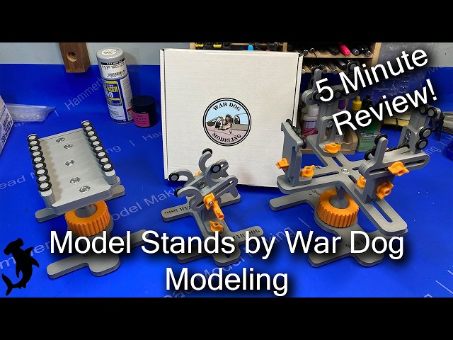War Dog Modeling Model Stands | 5 Minute Tool Review