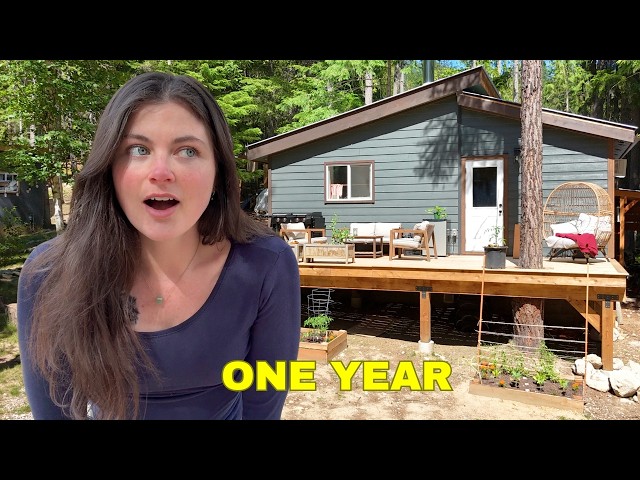 One Year Start to Finish Remote Cabin Build