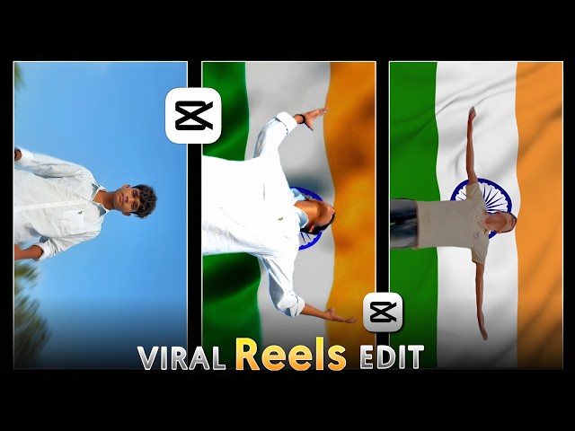 Instagram Trending Independence Day Sky Replacement Reels Video Editing | 15 August Reel Edit Capcut