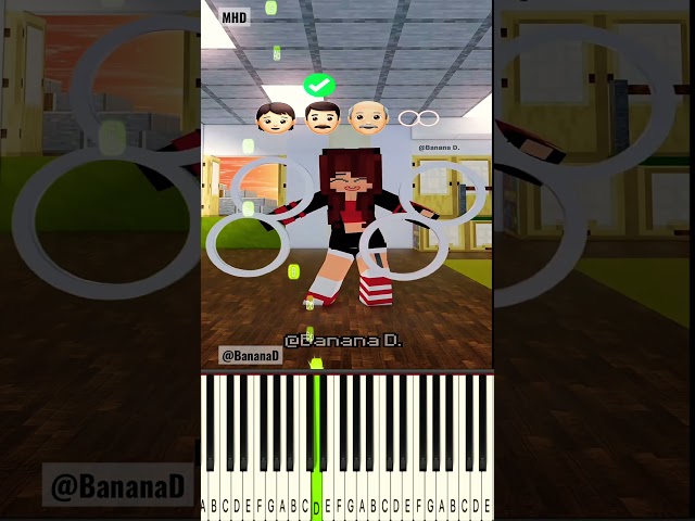 Skull fake Evil JJ'sis baby become skull @BananaD. - Piano Tutorial