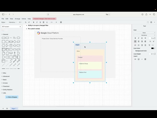 GCP Solution Architecture - Part 1 , drawing it using draw.io !!