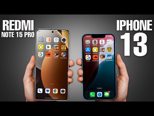 IPHONE 13 vs REDMI NOTE 15 PRO - Speed Test Comparison!! 