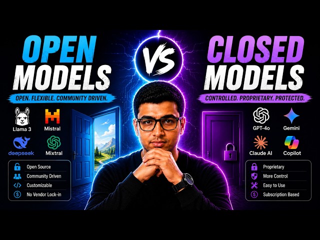 Open Source vs Closed Source AI Models Explained | Which One Should You Choose?