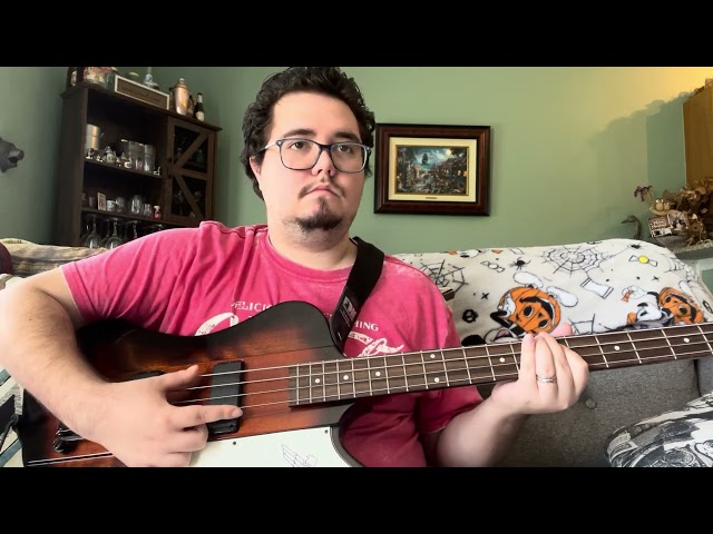 Skip To My Lou - Walt Disney World - Splash Mountain Queue - Bass Guitar Cover!