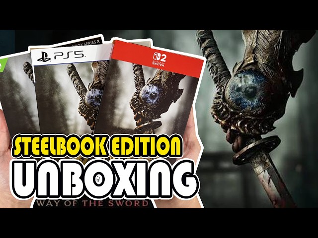 Onimusha:  Way of the Sword Steelbook Edition (PS5/Switch 2/Xbox Series X) Unboxing