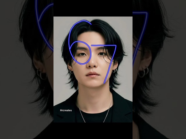 How to Draw Suga from Bts ✨#ytshorts #tutorial