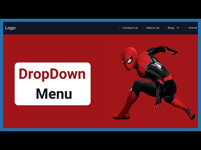 Create DropDown Menu Using HTML CSS & JAVASCRIPT