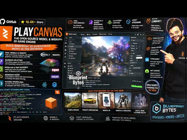 Blueprint Bytes | PlayCanvas: The Open-Source WebGL & WebGPU 3D Game Engine