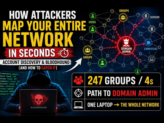 How Attackers Map Your Entire Network in Seconds — Account Discovery & BloodHound