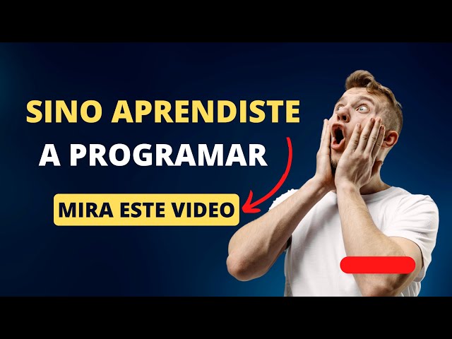 Sino sabes programar mira este video - pruebas de software