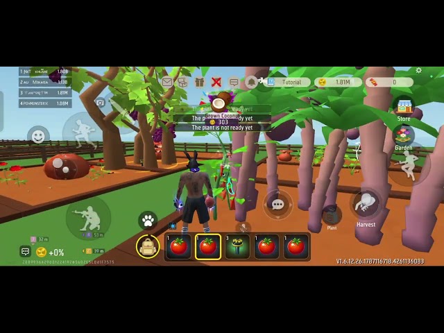 किसान in Free Fire 🌻🌿 Free Garden New CRAFTLAND MAP 👿 Garena Free Fire 🔥 #freefire #garden 🪏🏡 #Trend