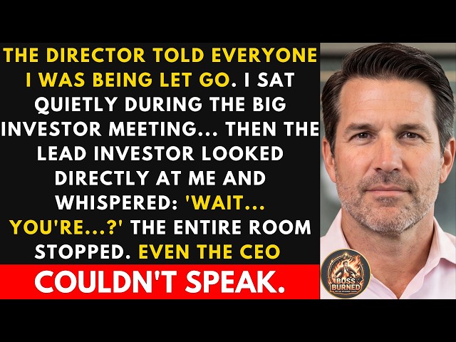 They Said I Was Fired—Then The Lead Investor Looked At Me And Said...