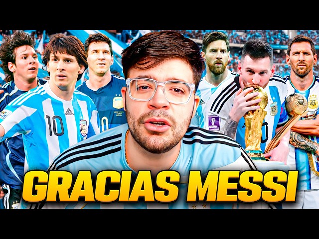 LIONEL MESSI RETIRES FROM THE NATIONAL TEAM: A THANK YOU MESSAGE. A BRIEF TRIBUTE. THANK YOU, IDOL.