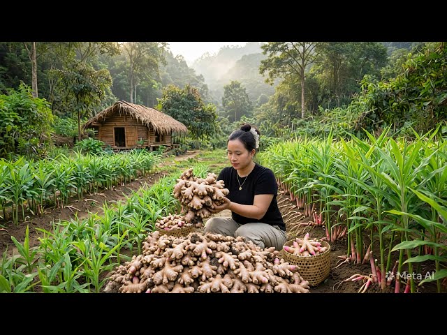 How To Harvest Ginger - off-grid living - outdoor cooking