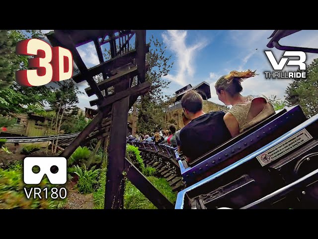 3D ALPENEXPRESS ENZIAN VR Roller Coaster on-ride POV Europa Park Coastiality 3D VR180