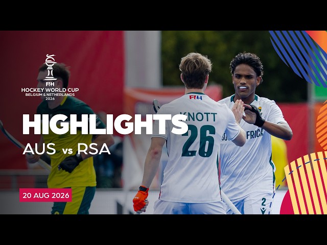 FIH Hockey Men's World Cup 2026, Game 21: Australia vs South Africa | #HWC2026