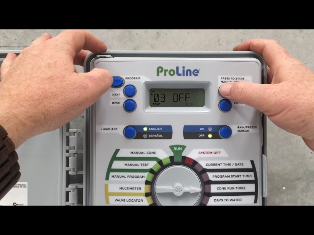 Programming the Weathermatic ProLine Controller