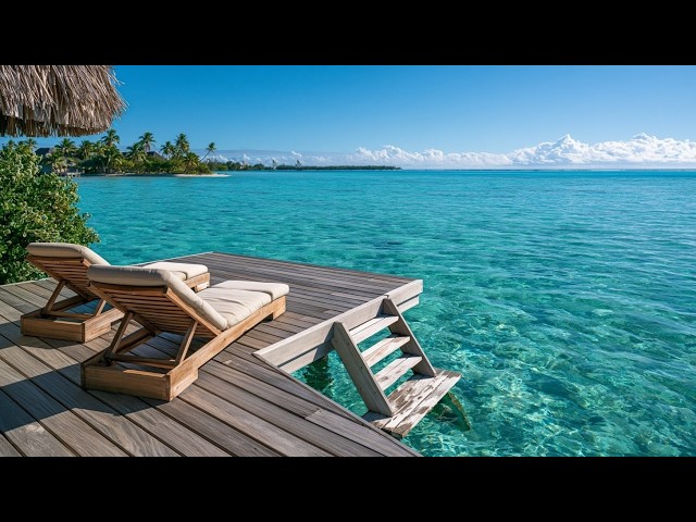 Balearic Deep House 2026 🌴 Overwater Bungalow & Turquoise Lagoon Vibes For Coastal Resort Music