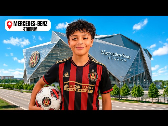 ASI FUE JUGAR DENTRO DE UN ESTADIO PROFESIONAL | MERCEDES - BENZ STADIUM⚽😱