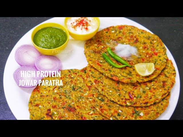 High Protein Jowar Paratha वजन घट जाएगा और सब पूछते रहेंगे आपकी फिटनेस का सीक्रेट 🤭 Healthy Paratha