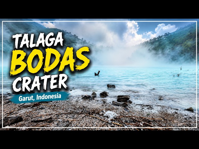 The Magical Mist of Talaga Bodas Crater | Natural Wind & Water Sounds | 4K