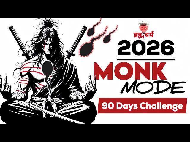 2026 MONK MODE Challenge 🔥॥ क्या आप तैयार है खुद को बदलने के लिए ॥ Change Your Life Completely