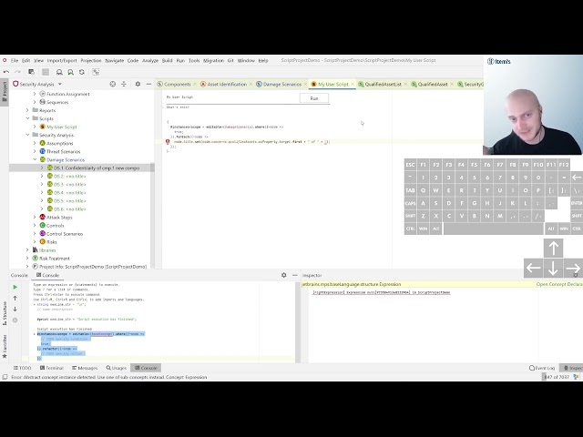 Advanced Model Changes with Scripting | itemis Secure