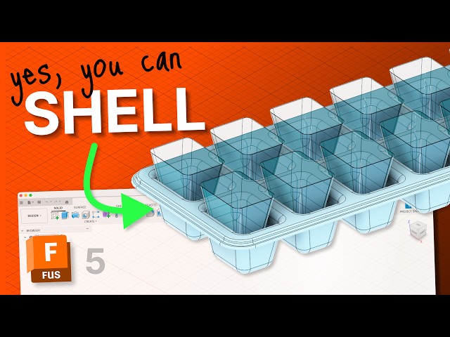 The 'Secret' Shell Trick | Day 5 of Learn Autodesk Fusion in 30 Days! (2026 EDITION)