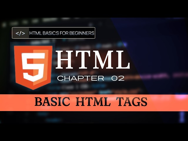 HTML Full Course in Urdu/Hindi | CHAPTER 02 Basic HTML Tags | Complete HTML Tutorial