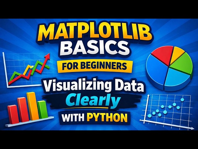 Matplotlib Basics for Beginners | Visualizing Data Clearly with Python