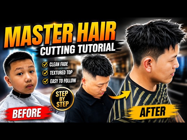 Beginner Friendly Barber Guid From Basic to Stylish – Step-by-Step Haircut Guide#haircut #hairstyle
