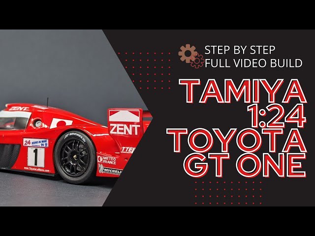 Tamiya 1:24 Toyota GT one - Full video build - Complete step by step