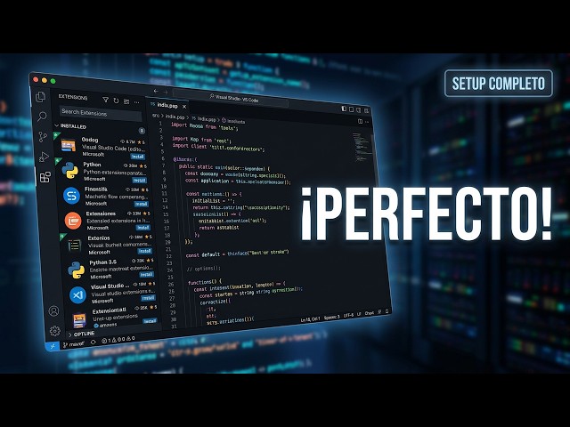 Your first setup in VS Code: everything you need