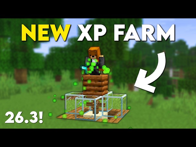 Minecraft: EASY New ARMADILLO XP Farm! (26.3 Tutorial)