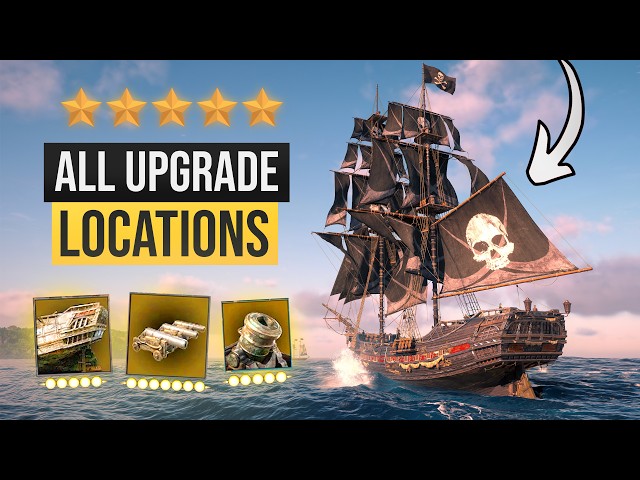 Unlock Every Ship Upgrade Location FAST! - Assassin's Creed Black Flag Resynced!